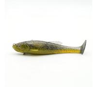 Paddle-tail Soft Lure - Slow-sinking, Mackerel-imitation Soft Bait - Ideal for Bass and Snakehead Fishing(Multi-colored 4,*6)