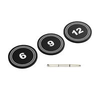 Paddle Weights - Steel, 2.7 Cm | 6-12G Set, Counterweight Improves Stability, Swing Response, Control Training - Advanced Beginners, | For Enthusiast Athletes, Includes 3TB