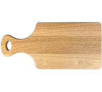 Paddle Wooden Chopping Board, 34 x 16 x 1.5 cm, Kitchen Serving Antipasti Platter, Cutting Cheeseboard, Charcuterie Block