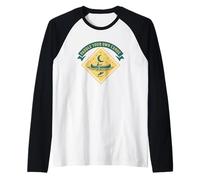 Paddle Your Own Canoe Retro Canoeist Raglan Baseball Tee