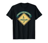 Paddle Your Own Canoe Retro Canoeist T-Shirt