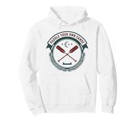 Paddle Your Own Canoe Retro Outdoors Pullover Hoodie