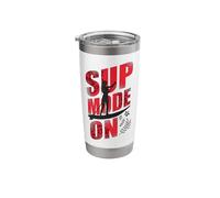 Paddleboard Sup Mode On Girl Stainless Steel Insulated Tumbler