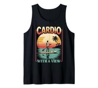 Paddleboarding Cardio with A View Tank Top
