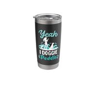 Paddleboarding Design for Sup Lover - I Doggie Paddle Stainless Steel Insulated Tumbler