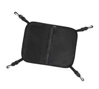 Paddleboarding Gear Pouch, Mesh Deck Storage Bag with Zippered Entry, Corner Clip Mounting, Black Organizer for Outdoor Lake Adventures Paddle Board Deck Bag Paddleboard Pouch Board Organizer Mesh Zip