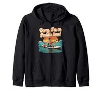 Paddleboarding I'm On Paddle Time Zip Hoodie