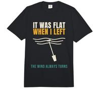 Paddleboarding It was Flat When I Left Funny SUP Wind Comfort Colors Adult Heavyweight T-Shirt