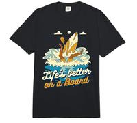 Paddleboarding Lifes Better On A Board Comfort Colors Adult Heavyweight T-Shirt