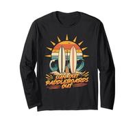 Paddleboarding Sun Out Paddleboards Out Long Sleeve T-Shirt