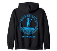 Paddleboarding Sup Touring Girl Zip Hoodie