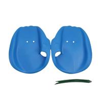 Paddles - Blue, 16x13cm Swim Training Paddles | Ergonomic Design Improves Strength, Anti-Formation, Easy to Carry | Training Aids - Kids, Beginners, Professional Swim