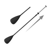 Paddles for Kayak - 2 In 1 Adjustable Length Kayak Fishing Paddles - Single and Double Head Combination Aluminum Alloy Rowing Tool for River Lake Coastal Marine Water Sports Fishing Rafting Boat