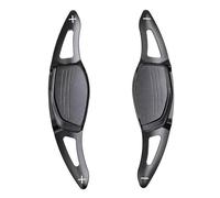 Paddles Shift Extensions Compatible With RS4 RS5 R8 For Spyder RS3 8V B9 2017-2020 For RSQ3 RSQ8 TTRS 2020-2025 Car Steering Wheel Paddle Shifter Stickers(Black)