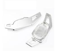 Paddles Shift Extensions Compatible With S3 S8 SQ5 RS5 RS7 Car Steering Wheel Shift Paddle Shifter Extension Sticker Modeling Accessories(Silver)