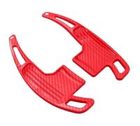 Paddles Shift For Mustang 2015-2023 2pcs ABS Steering Wheel Shift Paddle Extended Shifter Trim Paddles Paddle Shifter(Carbon Red)