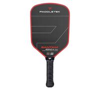 Paddletek Bantam GTO-C 12.7mm Hybrid Pickleball Paddle - Raw Carbon Fiber Face - Aerodynamic Tapered Shape - Polymer Core - 16.25" x 7.75" - 5.5” Handle - UPA-A & PBCoR .43 Certified - Made in USA
