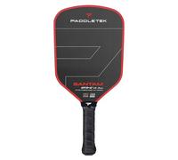 Paddletek Bantam GTO-C 14.3mm Hybrid Pickleball Paddle - Raw Carbon Fiber Face - Aerodynamic Tapered Shape - Polymer Core - 16.25" x 7.75" - 5.5” Handle - UPA-A & PBCoR .43 Certified - Made in USA