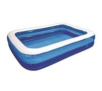 Paddling Pool Large Rectangular Inflatable Swimming Pool Outdoor Family Fun