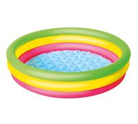 Paddling Swimming Pool Inflatable Multicolour Summer Outdoor Kids Play 60"x12"
