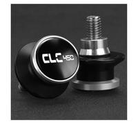 Paddock Stand Bobbins For CFMOTO 450CLC 450 CLC 450 2023-2025 Motorcycles Swingarm Spools Stand Screws Sliders Swingarm Protection(Silver)