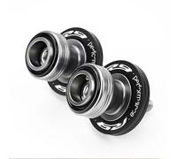 Paddock Stand Bobbins For YZF R1 R3 R6 R7 R9 R25 R1/M/S YZFR1 YZFR3 YZFR6 YZFR7 YZFR9 YZF R25 Motorcycle Accessories M6 Swingarm Spools Sliders Stand Screws(Black-R9)