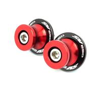 Paddock Stand Bobbins Reels Sliders For Su&zu&ki SV650 SV650S SV650x SV 650 1999-2018 2020 2021 2022 2023 Sliders Stand Screws CNC Motorcycle Swingarm Spools M8 Motorcycle 10mm Swing Arm Spools(Red)