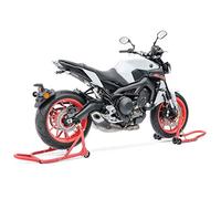Paddock Stand rear and front compatible with Triumph Scrambler 1200 XC/XE CS red