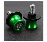 Paddock Stand Spools Swing Arm Sliders For APRILIA SHIVER 750 GT 900 2007-2023 M6 Motorcycles Stand Screw Swingarm Spools Sliders(Green)