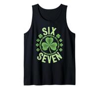 Paddy 67 Shamrock St Patrick Meme 6 7 Brain Rot Gen Alpha Z Tank Top