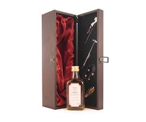 Paddy Old Irish Whiskey 1960's Bottling Cork Distilleries Co. (Decanted Selection) 20cls in a silk lined wooden box with four wine accessories, 1 x 200ml