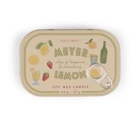 Bistro 4.5oz/127g Lemon Printed Tin Candle - Meyer Lemon