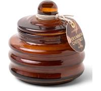 Paddywax, Candle Amber Glass Gold Foil Hangtag Persimmon Che