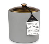 Paddywax Candles HY1501Z Hygge Collection Scented Soy Wax Candle, 15-Ounce, Vetiver & Cardamom