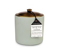Paddywax Candles HY1504Z Hygge Collection Scented Candle, 15-Ounce, Wild Fig + Cedar
