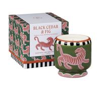 Paddywax Candles Paddywax A Dopo Range Ceramic Candles - 8oz - Green - Black Cedar & Fig