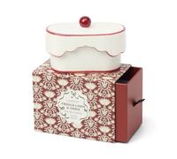 Paddywax Candles Paddywax Cherie Range Ceramic Candle - 5.5oz - Red - French Linen & Orris