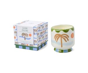 Paddywax Ceramic Soy Candle Palm Tree 226G - Lush Palms Boxed