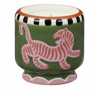 Paddywax Ceramic Soy Candle Tiger 226G - Black Cedar & Fig Boxed