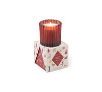 Paddywax Christmas Ribbed Glass Candle - Winter Berry