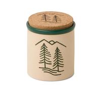 Paddywax Holiday Candles Cypress & Fir Ceramic Luxury Artisan Scented Candle, 226g, Dark Green Dune Trees