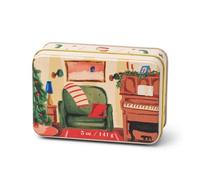 Paddywax Holiday Candles Small 2-Wick Scented Soy Wax Candle in Tin, 5-Ounce, Pomegranate Spruce