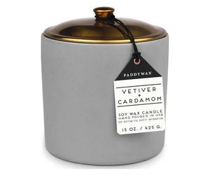 Paddywax | Hygge 15oz Ceramic | Vetiver & Cardamom | Ceramic Candle 15 oz
