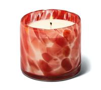 Paddywax Luxury Candles in Hand-Crafted Artisan Blown Glass Scented Luxe Candle, 226 Grams, Saffron Rose