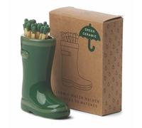 Paddywax | Green Wellington Boot Matches Holder | Quirky Matchstick Storage - WildBounds One Size