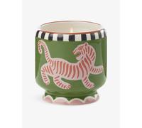 Paddywax Scented Candles Dopo Hand-Painted Ceramic Luxury Artisan Candle, 226g, Tiger - Black Cedar & Fig