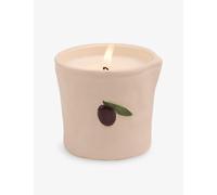 Paddywax Bistro Olive Scented Candle | 226g | Reusable Ceramic Pot | Poppy & Eucalyptus Notes