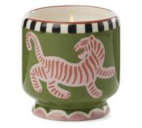 Paddywax Scented Candles A Dopo Hand-Painted Ceramic Luxury Artisan Candle, 8-Ounce, Tiger - Black Cedar & Fig