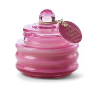 Paddywax Scented Candles Beam Collection Small Artisan Luxury Glass Jar Candle with Lid, 85g, Fuchsia Pink - Desert Peach