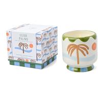 Paddywax Scented Candles Dopo Hand-Painted Ceramic Luxury Artisan Candle, 226g, Palm Tree - Lush Palms
